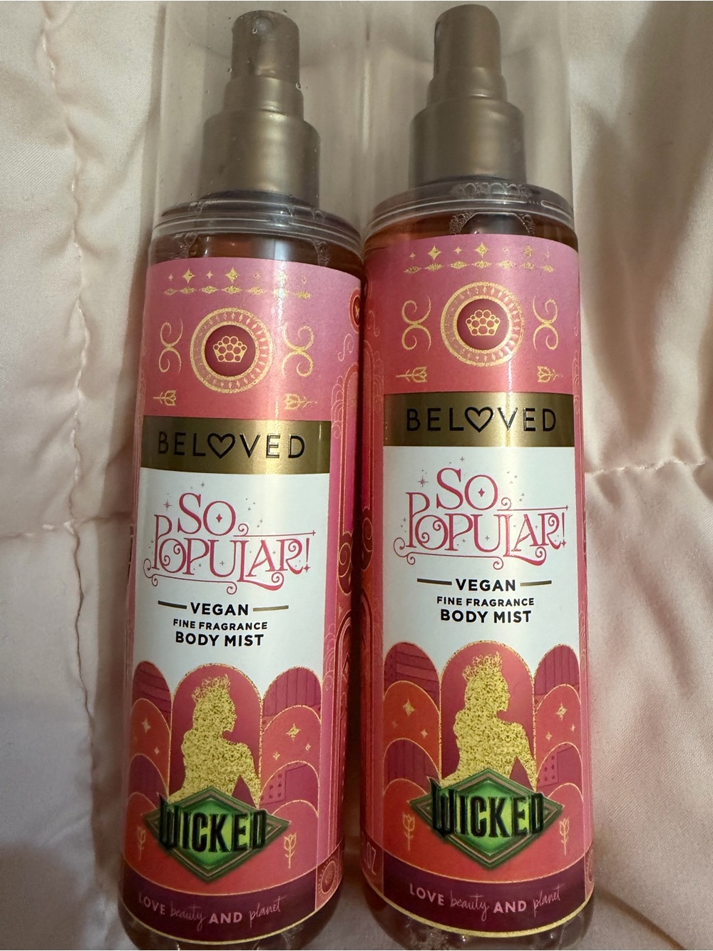 Beloved x wicked body mist